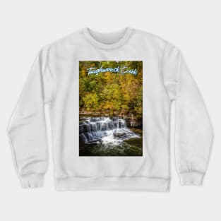 Taughannock Creek Tompkins County New York Crewneck Sweatshirt